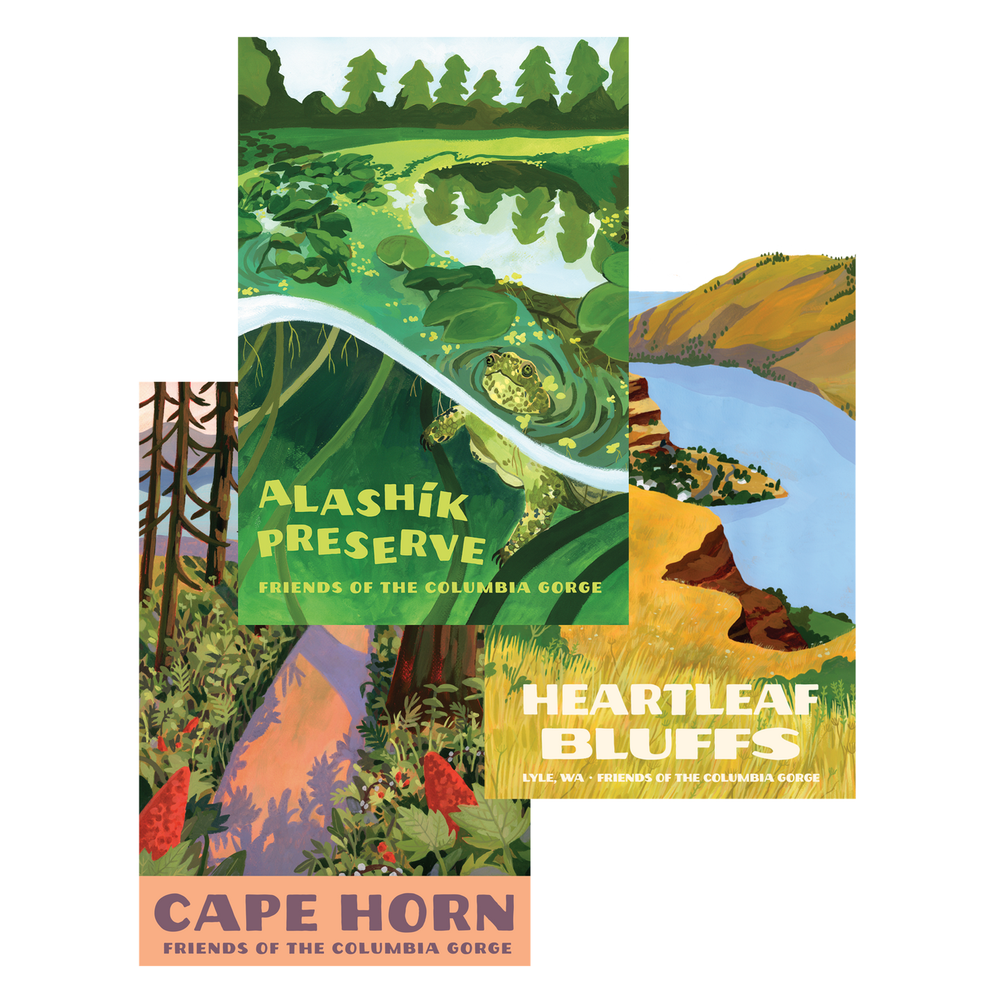 Columbia Gorge Poster Set