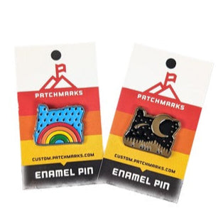 Oregon Rainbow - 1.25" Enamel Pin