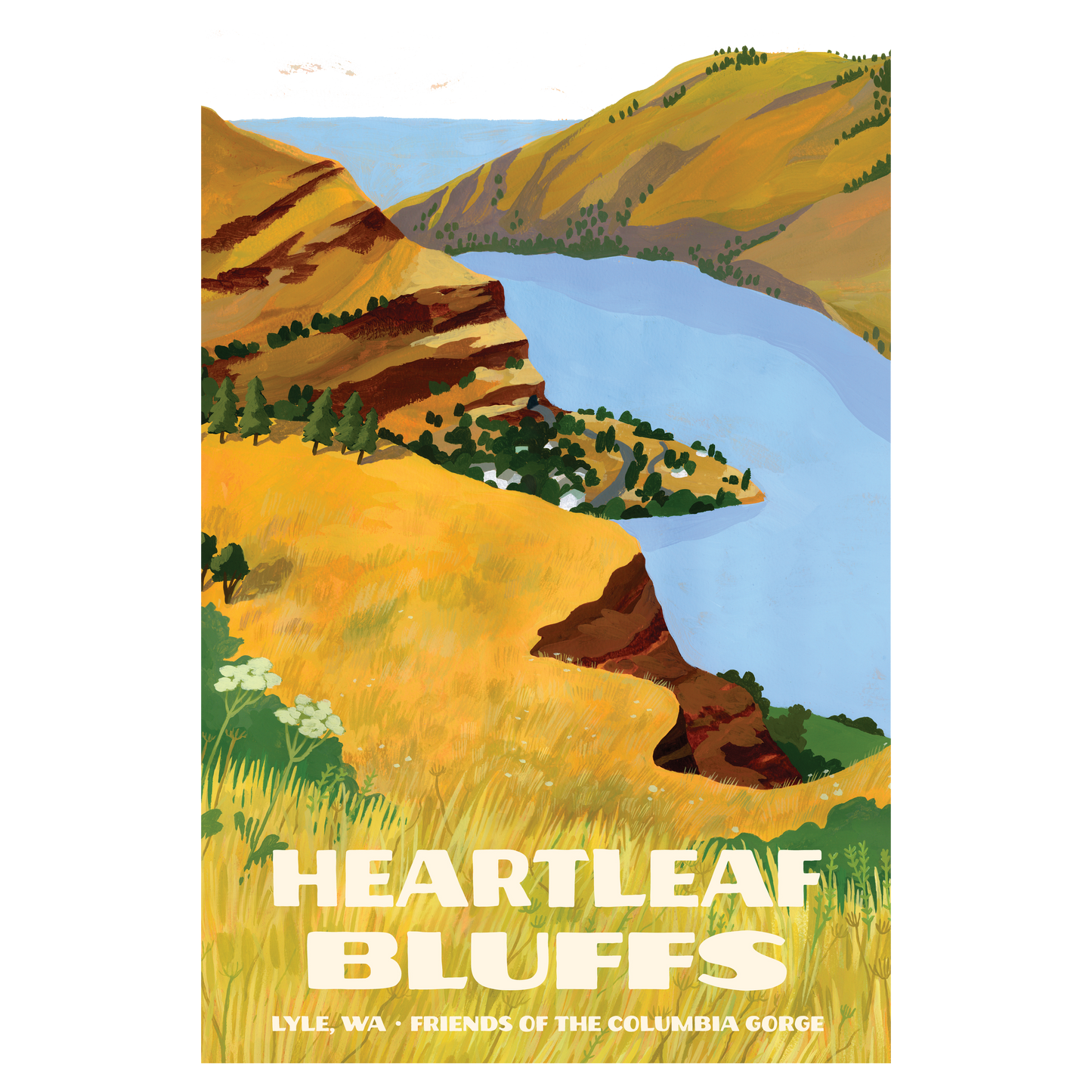 Heartleaf Bluffs Wall Poster