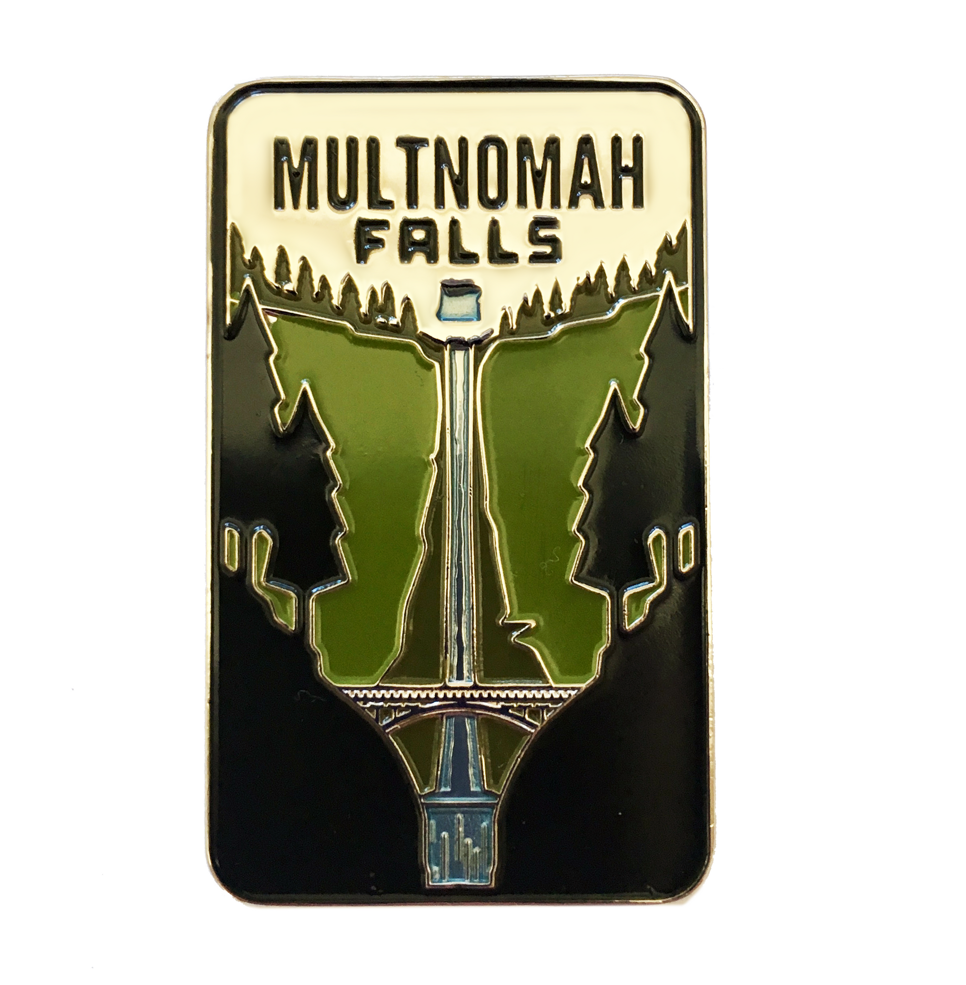 Multnomah Falls Enamel Pin | Patchmarks Oregon State Parks