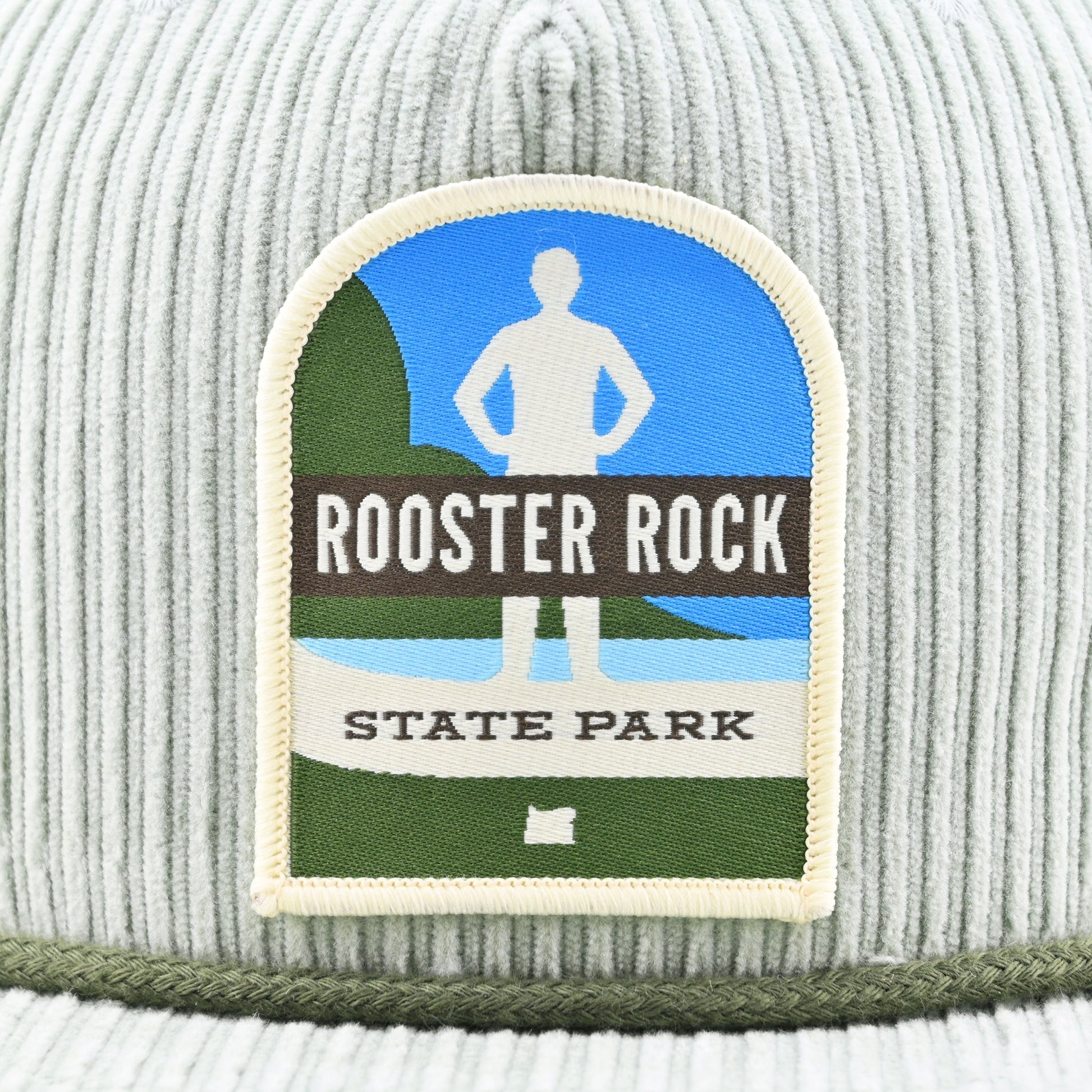 Rooster Rock Corduroy Hat | Patchmarks Oregon State Parks