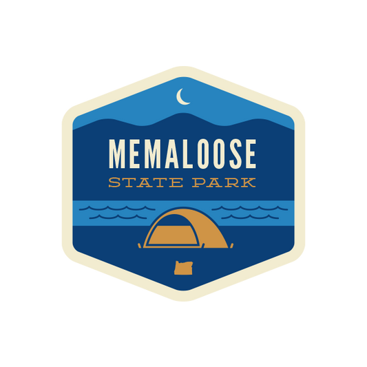Memaloose State Park Sticker | Patchmarks Oregon State Parks